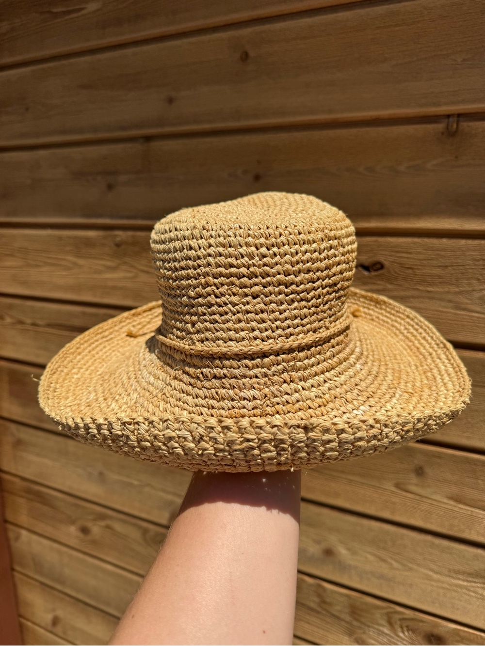 Vintage Women’s Straw Sun Hat - Natural Straw - Picture 5 of 10